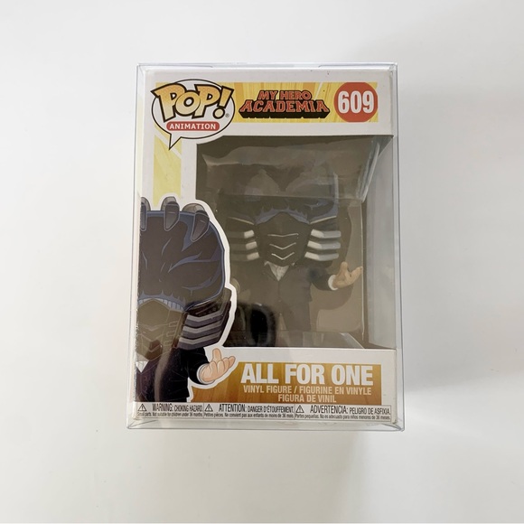 Other - Funko Pop My Hero Academia All For One with Pop Protector 609